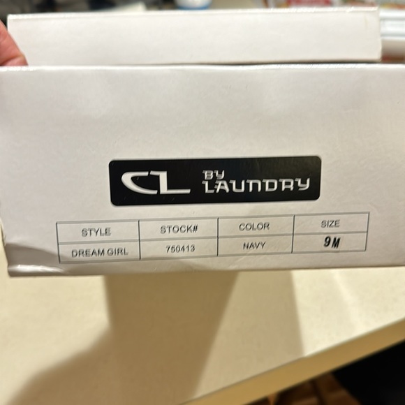 CL By Laundry Dream Girl Nuback Navy - Picture 8 of 8